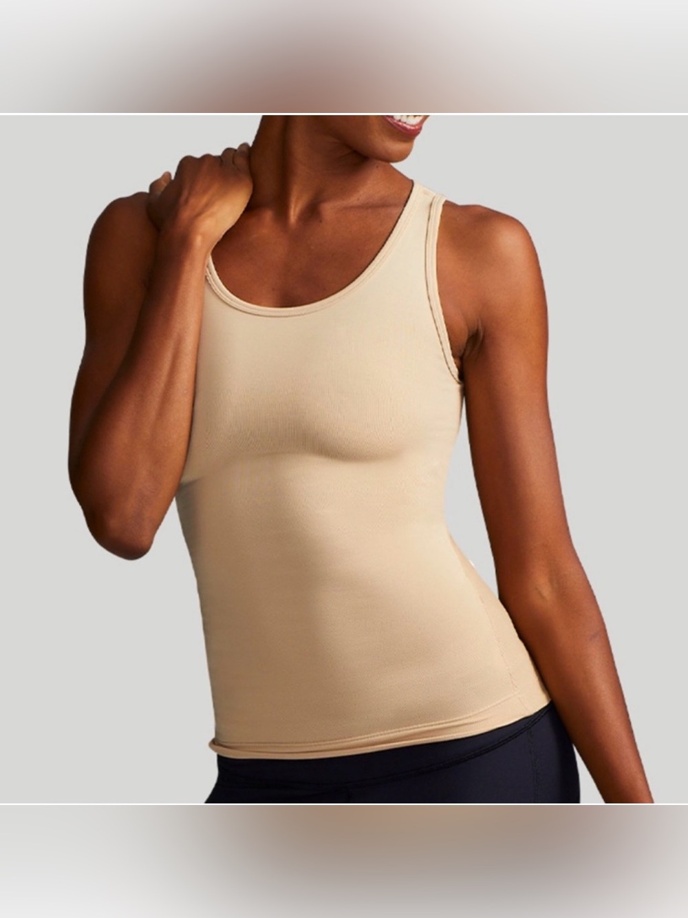 TOMMY COPPER WOMENS LOWER BACK SUPPORT TANK TOP SIZE 2XL. B15